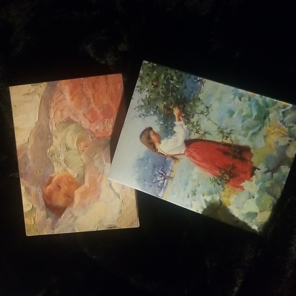 2 SETS of 12 BLANK Notecards with PATTERNED ENVELOPES - Picture 2 of 14